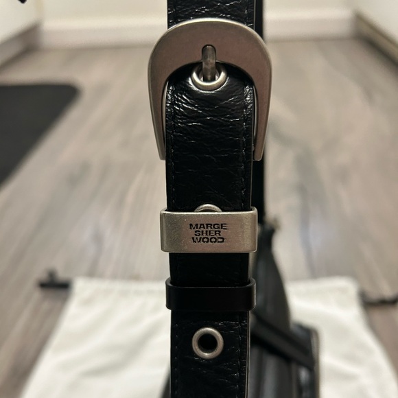 Marge Sherwood Outpocket Hobo Mini (black glossy plain) - Picture 11 of 16